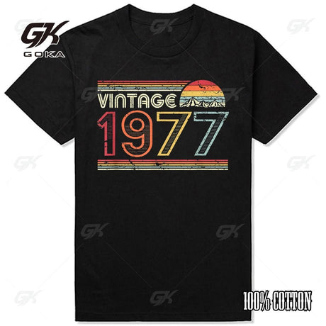 1977 Retro Vintage T-Shirt | by Anwer Fancy | Worldwide Shipping