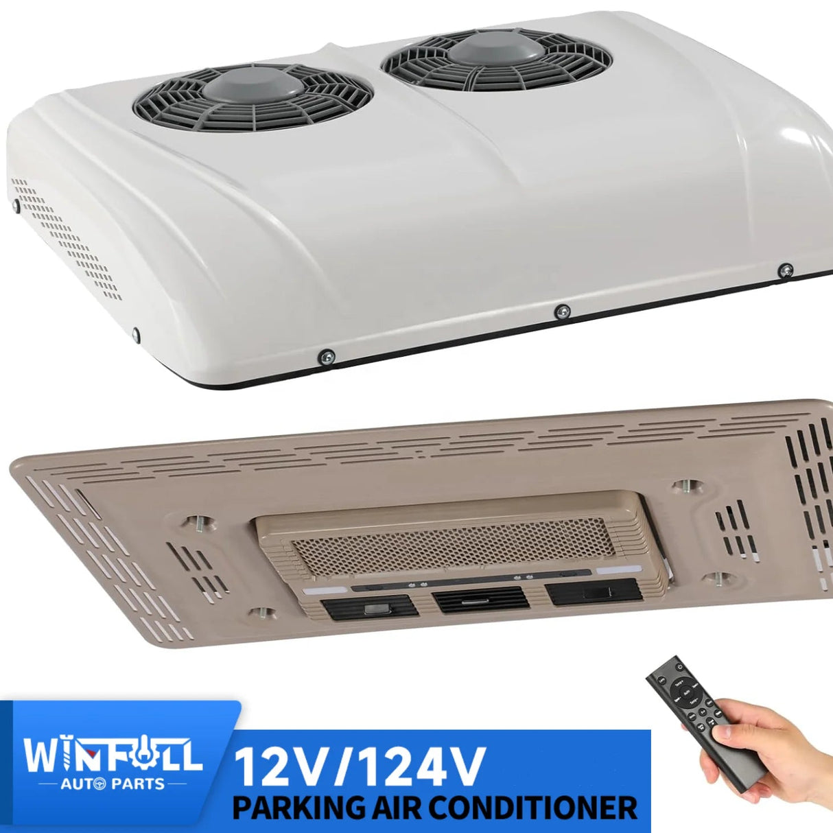 24V Dual Fan Air Conditioner | by Anwer Fancy | Worldwide Shipping