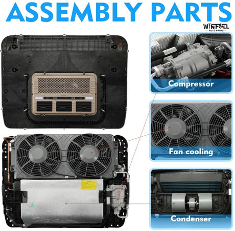 24V Dual Fan Air Conditioner | by Anwer Fancy | Worldwide Shipping