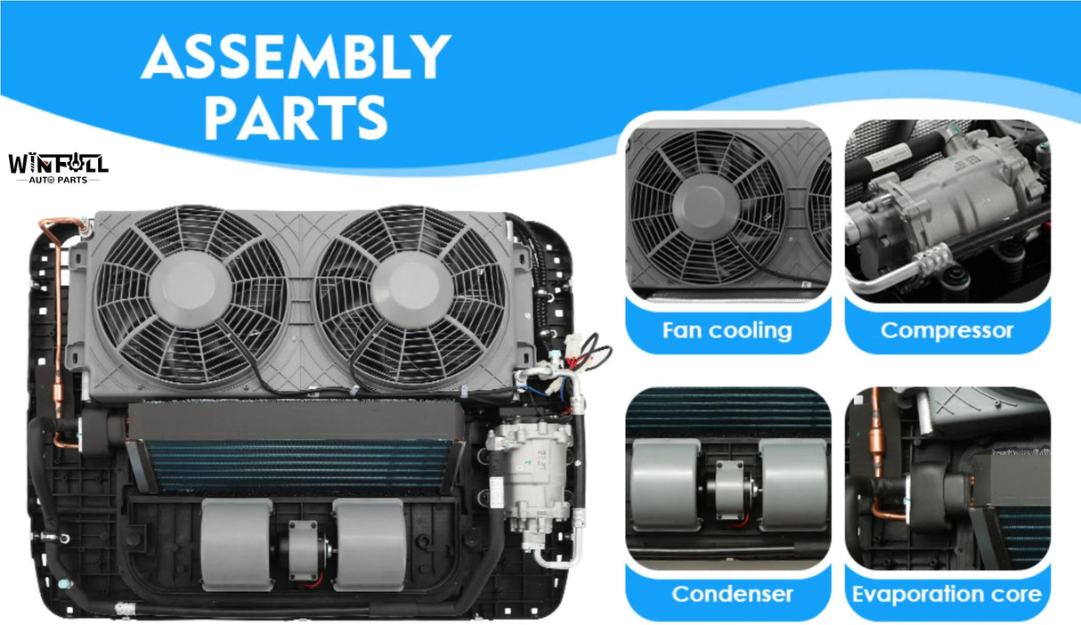 24V Dual Fan Air Conditioner | by Anwer Fancy | Worldwide Shipping