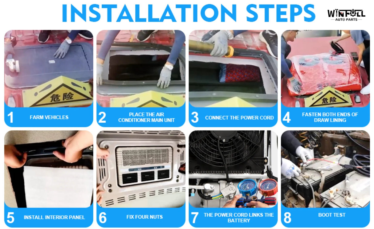 24V Dual Fan Air Conditioner | by Anwer Fancy | Worldwide Shipping