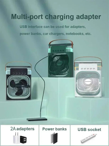 3 - in - 1 Portable Fan Air Conditioner | by Anwer Fancy | Worldwide Shipping