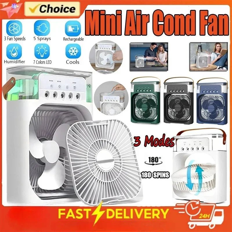 3 - in - 1 Portable Fan Air Conditioner | by Anwer Fancy | Worldwide Shipping