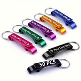 Personalized Metal Bottle Opener Keychains