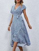 Ruffle Hem Sleeveless Dress – Feminine Summer Dress