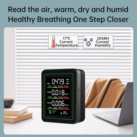 5 - in - 1 Air Quality Detector | by Anwer Fancy | Worldwide Shipping