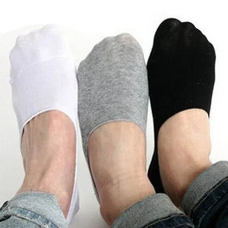 5 Pairs Men’s Invisible Non - Slip Socks | Men's Socks & Hosiery by Anwer Fancy | Worldwide Shipping