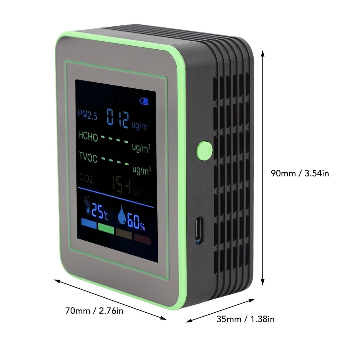 6 - in - 1 Air Quality Meter | by Anwer Fancy | Worldwide Shipping