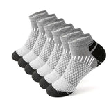 6 Pairs Men’s Short Moisture - Wicking Socks | Men's Socks & Hosiery by Anwer Fancy | Worldwide Shipping