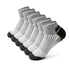 6 Pairs Men’s Short Moisture - Wicking Socks | Men's Socks & Hosiery by Anwer Fancy | Worldwide Shipping