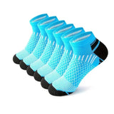 6 Pairs Men’s Short Moisture - Wicking Socks | Men's Socks & Hosiery by Anwer Fancy | Worldwide Shipping