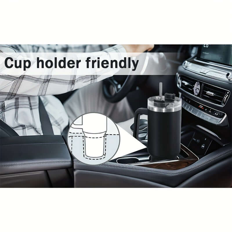 Photo Personalized Tumbler With Handle