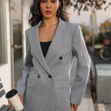 SparkGala™ – Double-Breasted Party Blazer (Winter Glam, Sparkling Fit, W24006)