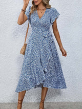 Ruffle Hem Sleeveless Dress – Feminine Summer Dress