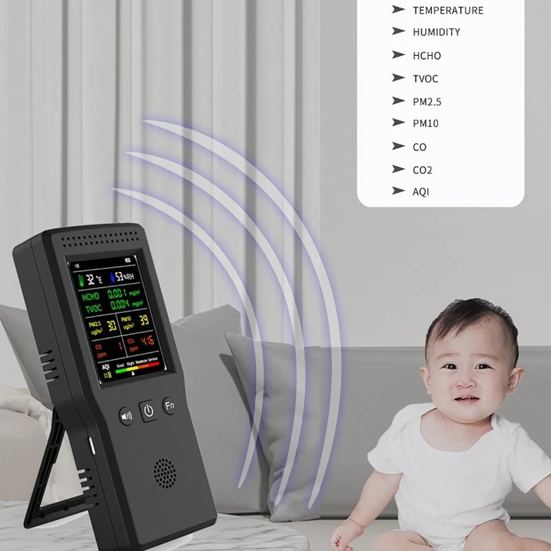 9 - in - 1 Air Quality Detector | by Anwer Fancy | Worldwide Shipping