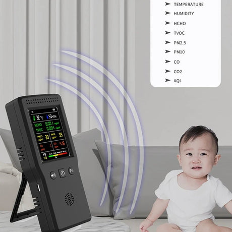 9 - in - 1 Air Quality Detector | by Anwer Fancy | Worldwide Shipping