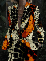 ScaleEdge™ – Snake Pattern Slim Blazer (Slight Stretch, Party Ready Jacket)