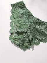 Women 4PCS Lace Lingerie Set