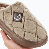 Men Winter Warm Plush Non-Slip Slippers