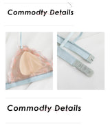 Women Floral French Bra Set