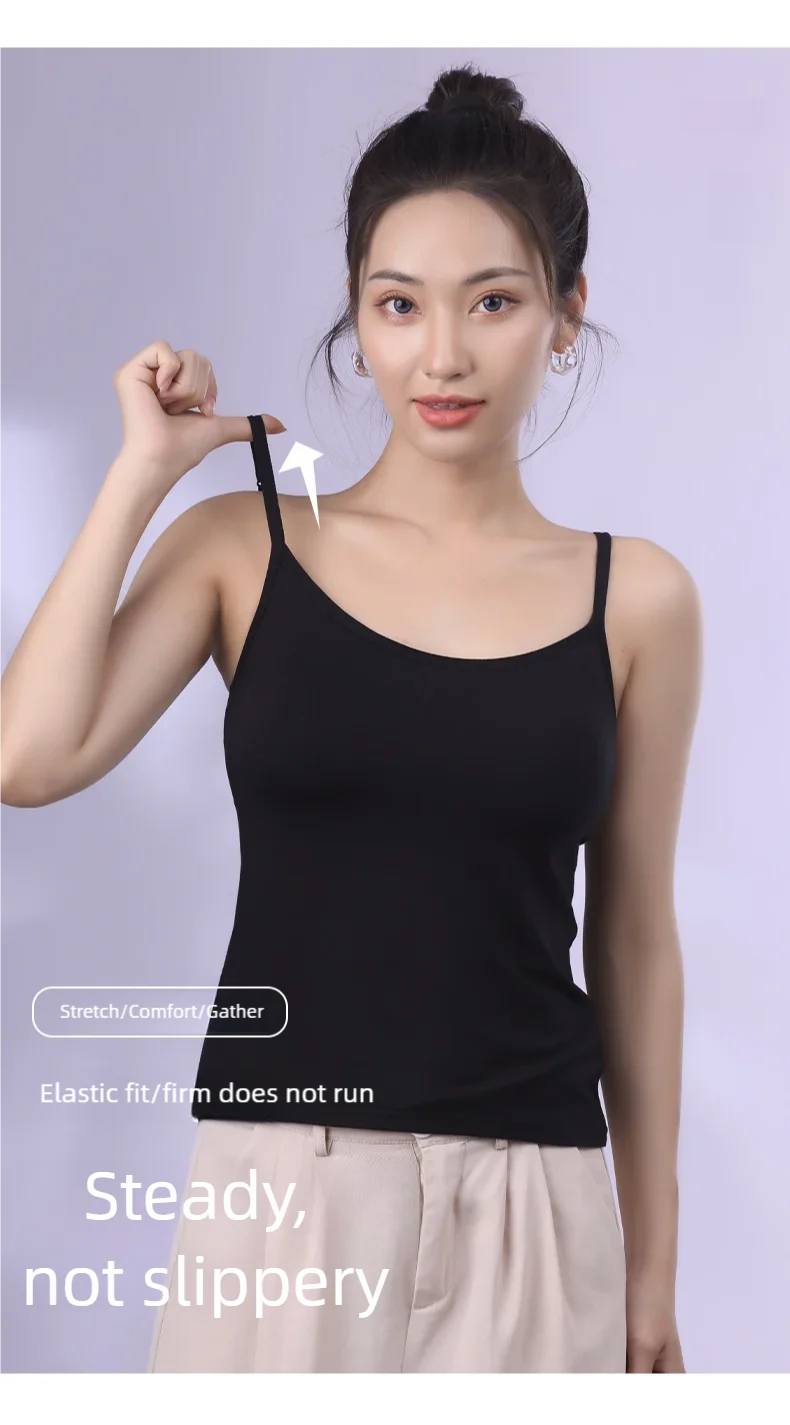 Women Bra Padded Sling Vest