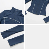 Women Slim Fit Long Sleeve Running Jacket