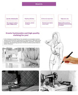 Women Plus Size Chiffon Sequin Long Sleeve Evening Dress