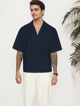 Men Short Sleeve Dress Shirt