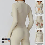 Women Slim Fit Long Sleeve Running Jacket