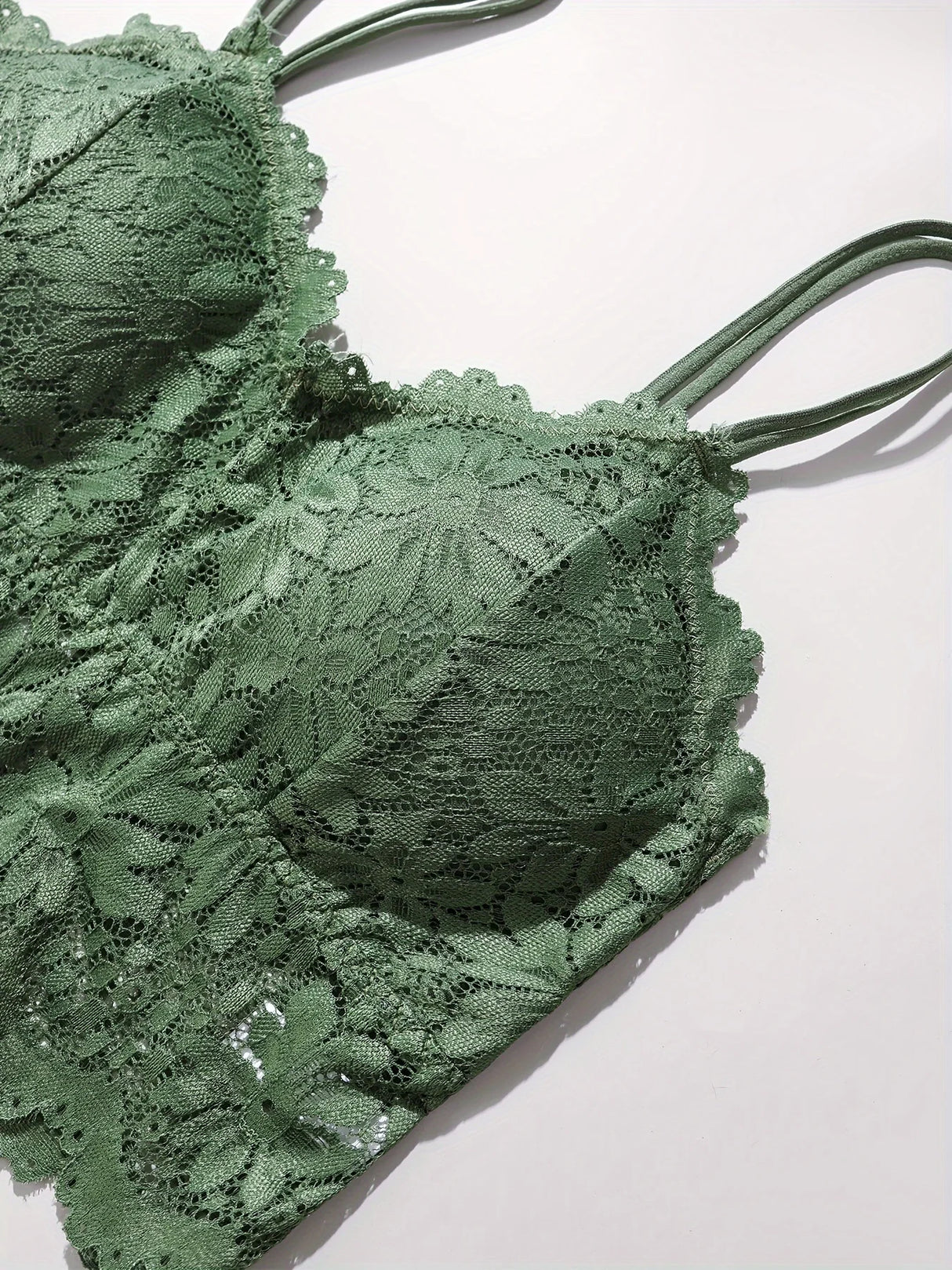 Women 4PCS Lace Lingerie Set