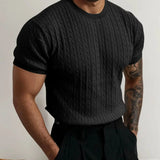 Men Crew Neck Knit Sweater