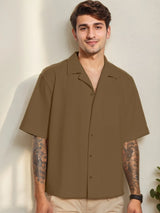 Men Short Sleeve Dress Shirt