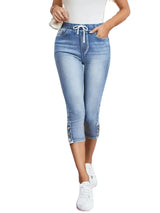 Women's Calf-Length Skinny Denim Jeans