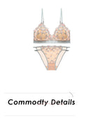 Women French Bralette Set