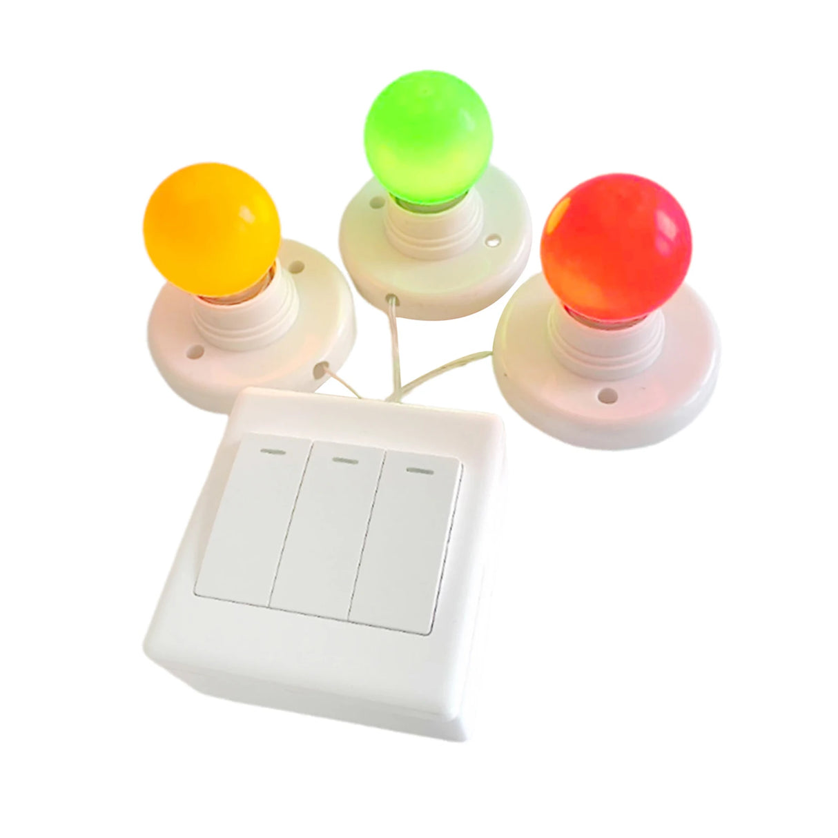 Montessori Busy Board LED Switch Toy