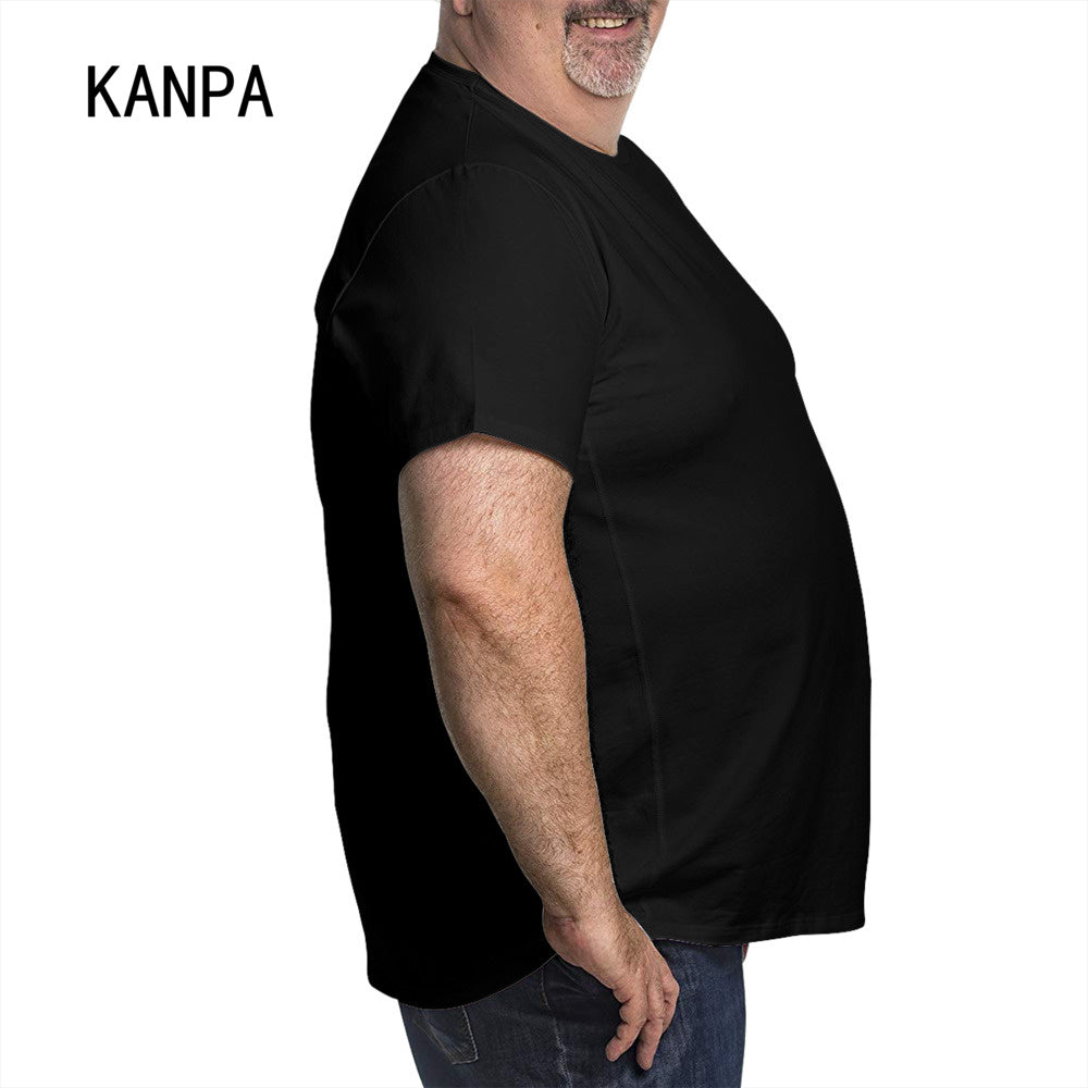 Men's Oversized Plus Size T-Shirt – Short Sleeve