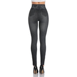 Women Printed Denim Leggings