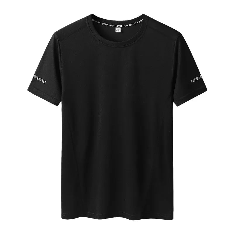 Men's Plus Size T-Shirt – Oversized Black White