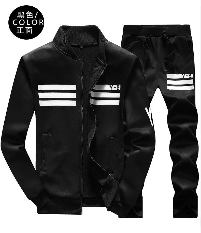 Men’s Plus Size Sporting Tracksuit Set