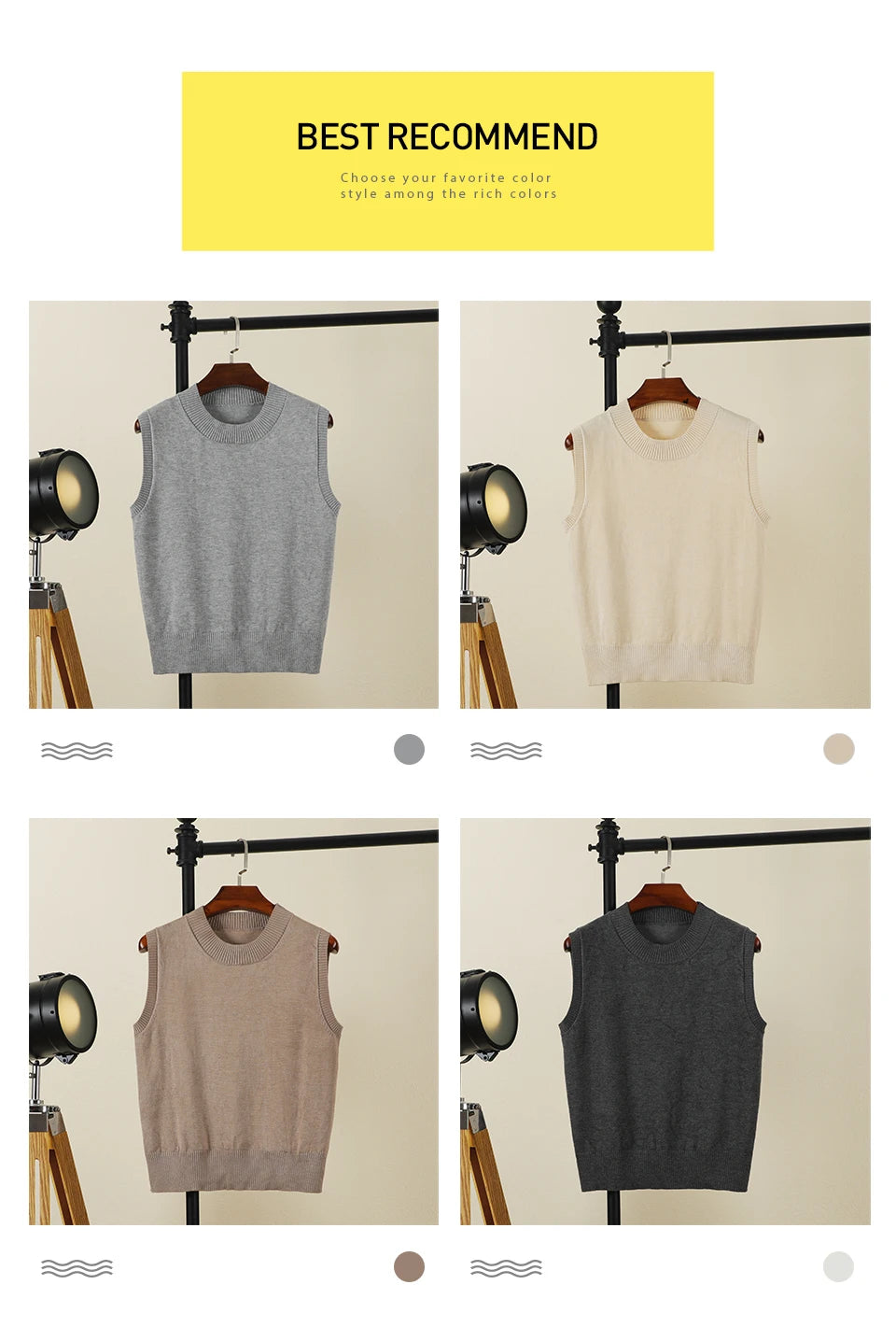 Women's Preppy Style Knit Vest