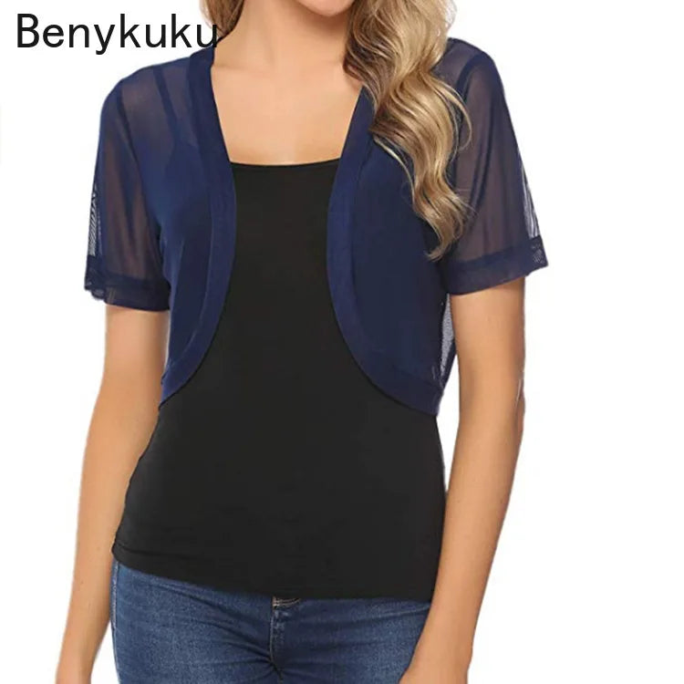 Summer Tulle Bolero Shrug Cropped Jacket