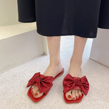 Bow Platform Flat Slippers – Summer 2025