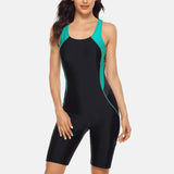 Women Knee-Length Sports Swimsuit