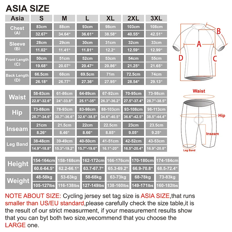 Women Summer Cycling Jersey Set