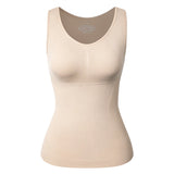 Tummy Control Built‑in Bra Cami Shaper