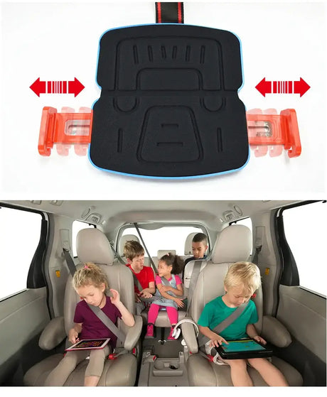 Minifold Portable Baby Car Seat Safety for ages 3-6Y and 1-2Y in a car, featuring unisex design and secure fit for comfort.