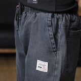 Men's Plus Size Harem Denim Joggers