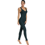 QuickTone™ – Sleeveless Backless Gym Bodysuit (Quick-Dry, Sculpting & Active)