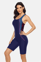 Women Knee-Length Sports Swimsuit
