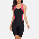 Women Knee-Length Sports Swimsuit